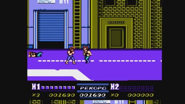 🎮 Double Dragon 2: The Revenge / Двойной Дракон NO DAMAGE (Dendy, Nes, 8 bit) смотреть онлайн