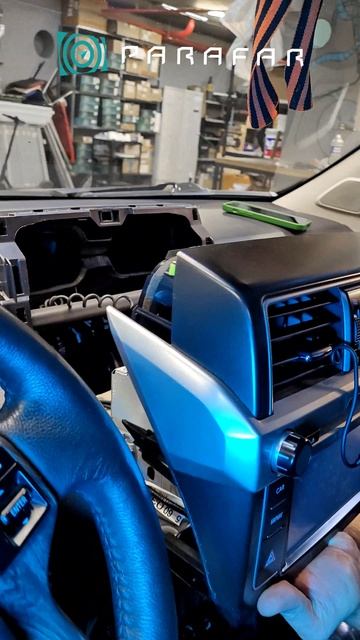 Подключение магнитолы #Андроид #Parafar серии U2K в #Toyota #LandCruiser #Prado смотреть онлайн