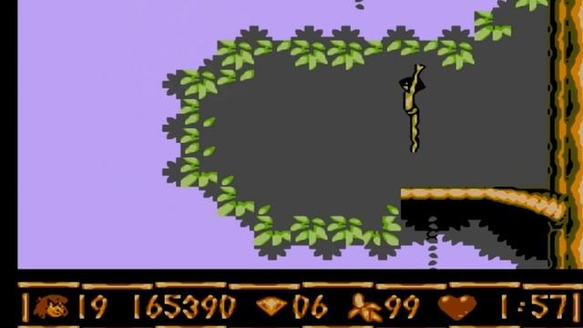 🎮 Jungle Book, Книга Джунглей HARD NO DAMAGE (Dendy, Nes, 8 bit) смотреть онлайн