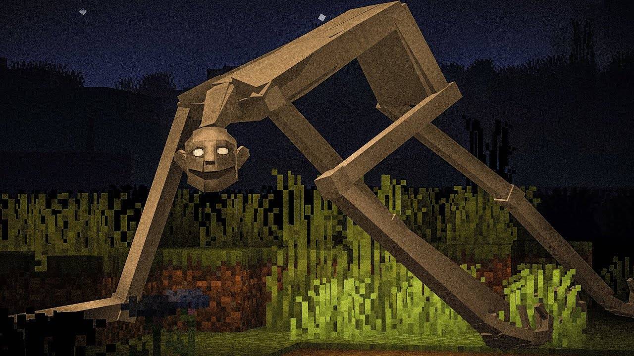 МЫ ВСТРЕТИЛИ СУЩЕСТВО С ПРОСЁЛОЧНОЙ ДОРОГИ В МАЙНКРАФТ ! HORROR MOD MINECRAFT смотреть онлайн