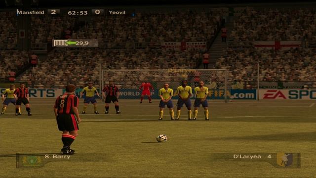 FIFA`07 PS2 на PC эмуляторе Карьера#16 Англия