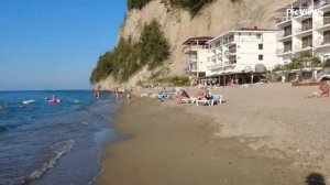 Абхазия Пицунда сегодня 16 июля 2025. Пляж у Мраморного замка. Море и погода в Абхазии сейчас