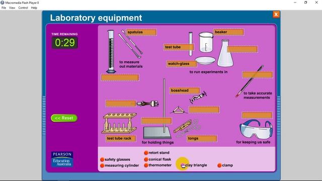 Quiz "Laboratory equipment " смотреть онлайн
