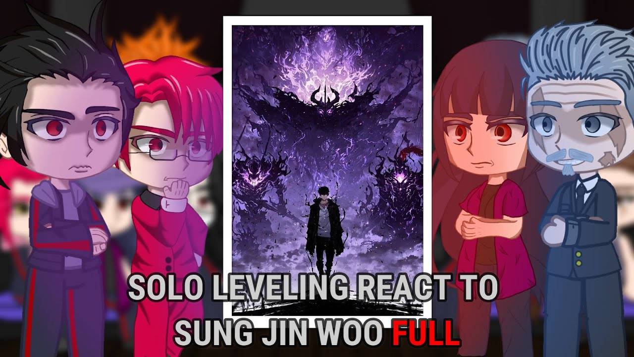Реакция на Сон Джин-Ву / Персонажи Аниме / СБОРКА РЕАКЦИЙ / Гача реакция / Solo leveling смотреть онлайн