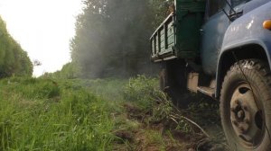 САМОСВАЛ ГАЗ-53 ЗАСТРЯЛ В ГРЯЗИ! ПОКАЗЫВАЮ КАК ВЫЕХАТЬ ?