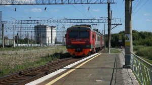 Электропоезд ЭД9Э-0060. Покатушки от 7км до Велижановки+отправление и ЭДТ.
