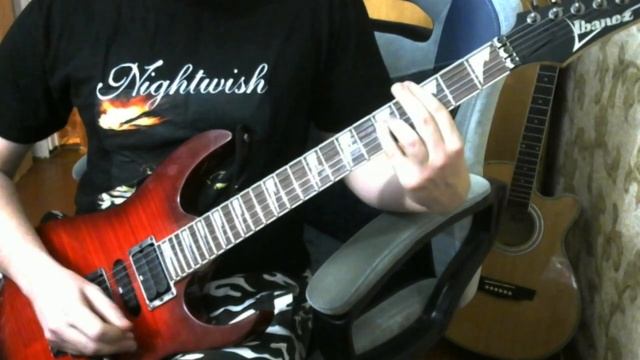 Nightwish - Away _Guitar cover Drop D смотреть онлайн