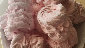 Зефир из сиропа вишни