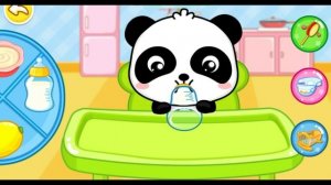 Уход за малышом и игра Панда для самых маленьких #Мультики #длядетей #питомцы #уход