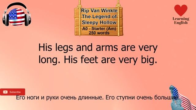 Starter 300w_Rip Van Winkle and The Legend of Sleepy Hollow_American Pronunciation смотреть онлайн