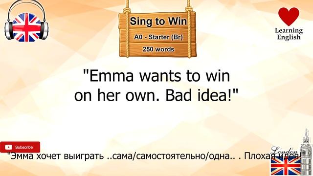 Starter 250w_Sing to Win_British Pronunciation смотреть онлайн