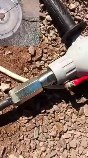 Самодельный бур(шнек) на дрель для алмазного бурения