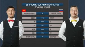 "BetBoom Кубок чемпионов 2025". Ы. Ратбеков (KGZ) - Д.Шкода (RUS). Св.пирамида.