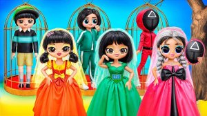 Кукла из Игра в Кальмара 3 ⧸ Свадебные идеи для кукол ЛОЛ