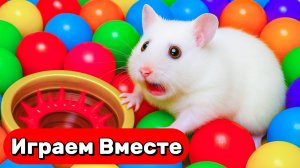 Лабиринт для Хомяка С ЛОВУШКАМИ 🐹 НОВЫЙ БОЛЬШОЙ ЛАИРИНТ С ЛОВУШКАМИ ИЗ МУЛЬТИКОВ 🐹