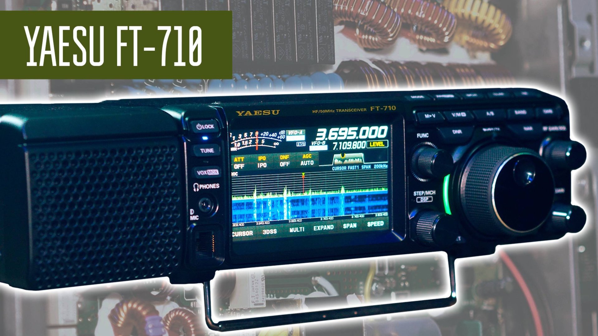 Yaesu FT-710 SDR КВ трансивер с прямой оцифровкой. AESS. смотреть онлайн