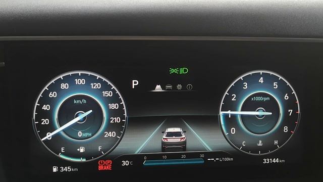 Плавают обороты на холодную Hyundai Tucson Nx 4