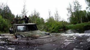 Пикап АГ34 Преодоление брода