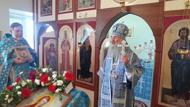 Проповедь митрополита Иоанна в воинской части в праздник иконы Божией Матери "Ахтырская" смотреть онлайн