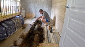 ПОЛ ГНИЕТ ВО ВСЕХ КОМНАТАХ. Как будем решать?  ЖИЗНЬ ПРОСТЫХ ЛЮДЕЙ В ЛЕСНОЙ ДЕРЕВНЕ