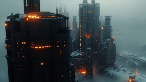 SCI-FI Citadel Outpost  Eerie Mountain Ambience for Gaming & Work