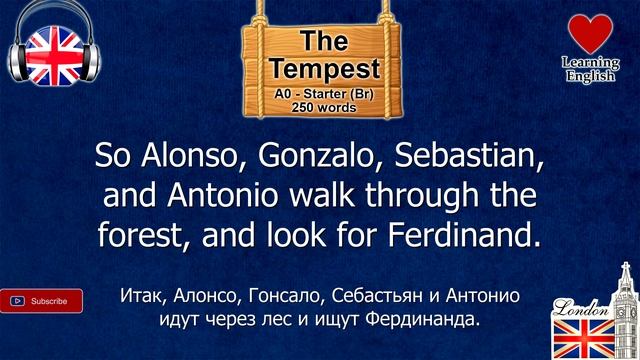Starter 250w_William Shakespeare_The Tempest_British Pronunciation смотреть онлайн