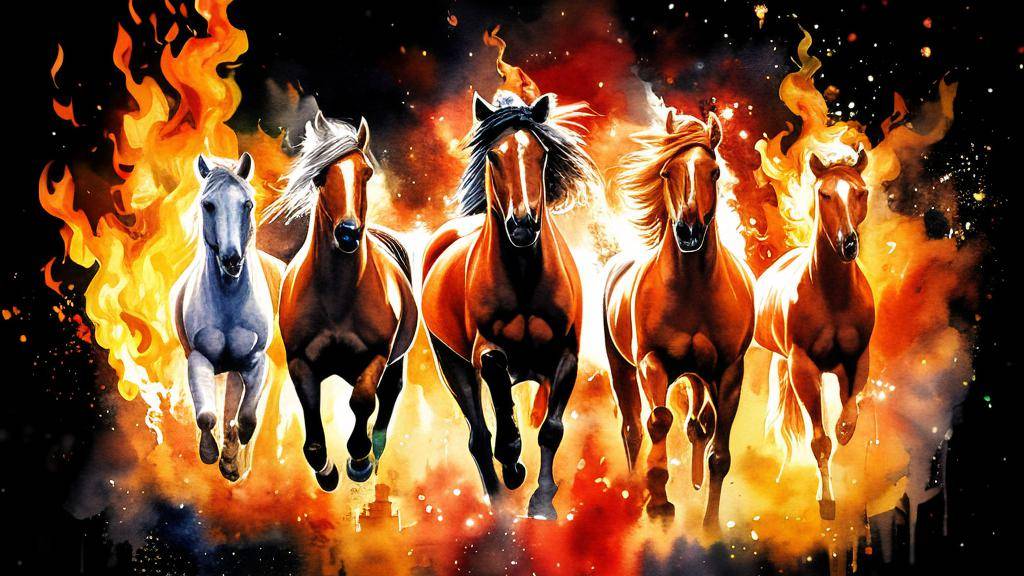 Лощади в огне смотреть онлайн
