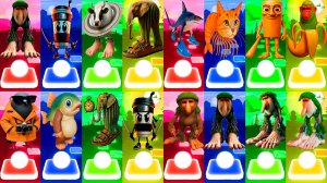 МЕГАМИКС БРР БРР ПАТАПИМ 🆚 КАПУЧИНО АССАСИНО 🆚 ДРУГИЕ БРЕЙНРОТ МЕМЫ | Tiles Hop №21-24