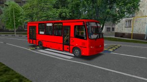 Поездка на ПАЗ-320414-05 по маршруту №1 по карте Могэс