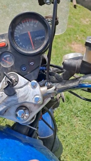 Давление масла под контролем, на мотоцикле Stels Delta 200.