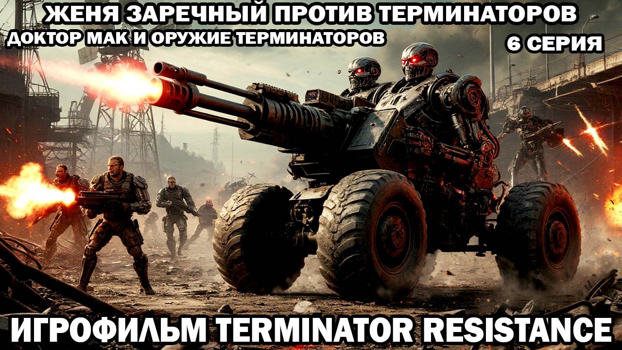 Terminator Resistance Женя Заречный против терминаторов война с роботами в будущем 6 серия смотреть онлайн