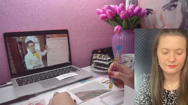 Вызов ДЕНЬ4. Выкладываю алмазную мозаику. Смотрю Н. Гре смотреть онлайн