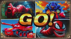 🎥Зараженный Голодный ПАТРИК против СОНИКА, Маккуин против ЧЕЛОВЕКА-ПАУКА, ЧЕРВЯК