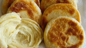 Слоеные лепешки.