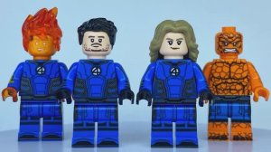 Неоригинальные ЛЕГО Минифигурки Фантастической Четвёрки от Kopf #лего #lego #марвел #marvel