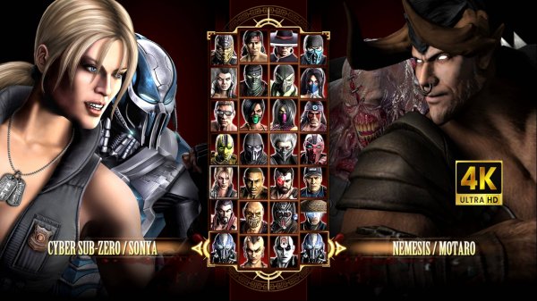 Игра за Cyber Sub-Zero MK Onslaught & Klassic Sonya MK 11 в Mortal Kombat Komplete Edition на PC Exp