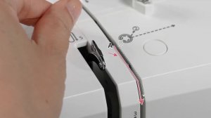 NECCHI 9999 | Заправка верхней нити. Заправка двойной иглы