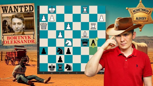 Oleksandr Bortnyk - Reshetnikov Aleksey. Победил суперблицора! Атака Вересова