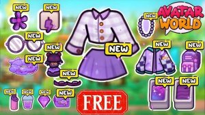 💜😱 НОВАЯ ПУРПУРНАЯ КОЛЛЕКЦИЯ: СУПЕР СЕКРЕТЫ В AVATAR WORLD