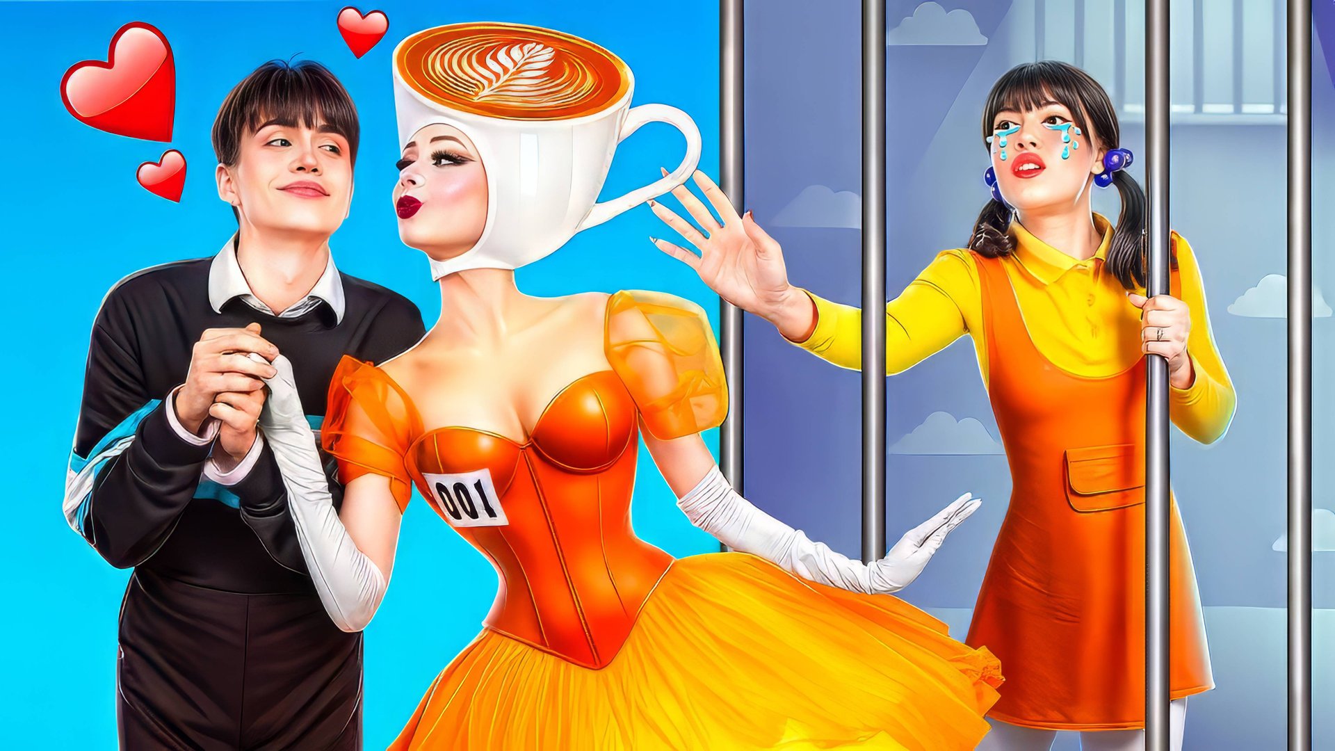 Как Спастись из Тюрьмы Куклы из Игры Кальмара?! Балерина Капучино Украли с Вечеринки Brаinrot!