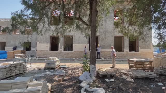 17-07-2025 г. В ДК а.Кошехабль продолжаются строительные работы смотреть онлайн