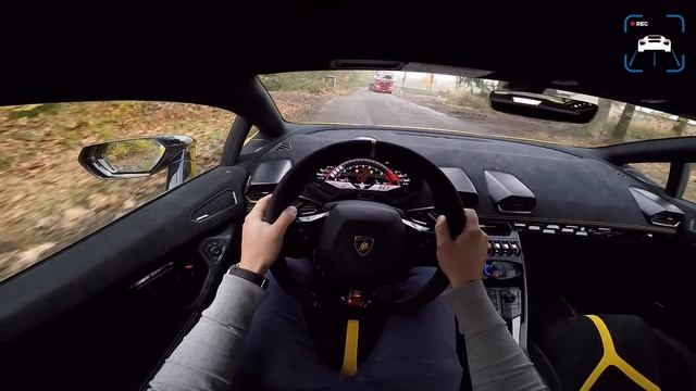 LAMBORGHINI HURACAN PERFORMANTE LP640-4 [V10, 5.2 л., 640 л.с.] POV Test Drive смотреть онлайн