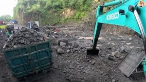 Строительство, экскаватор, песок