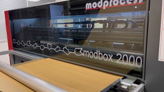 Резательно-рилевочный станок Modbox 2200 смотреть онлайн