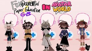 Создаём персонажей FPE в Avatar World 📄