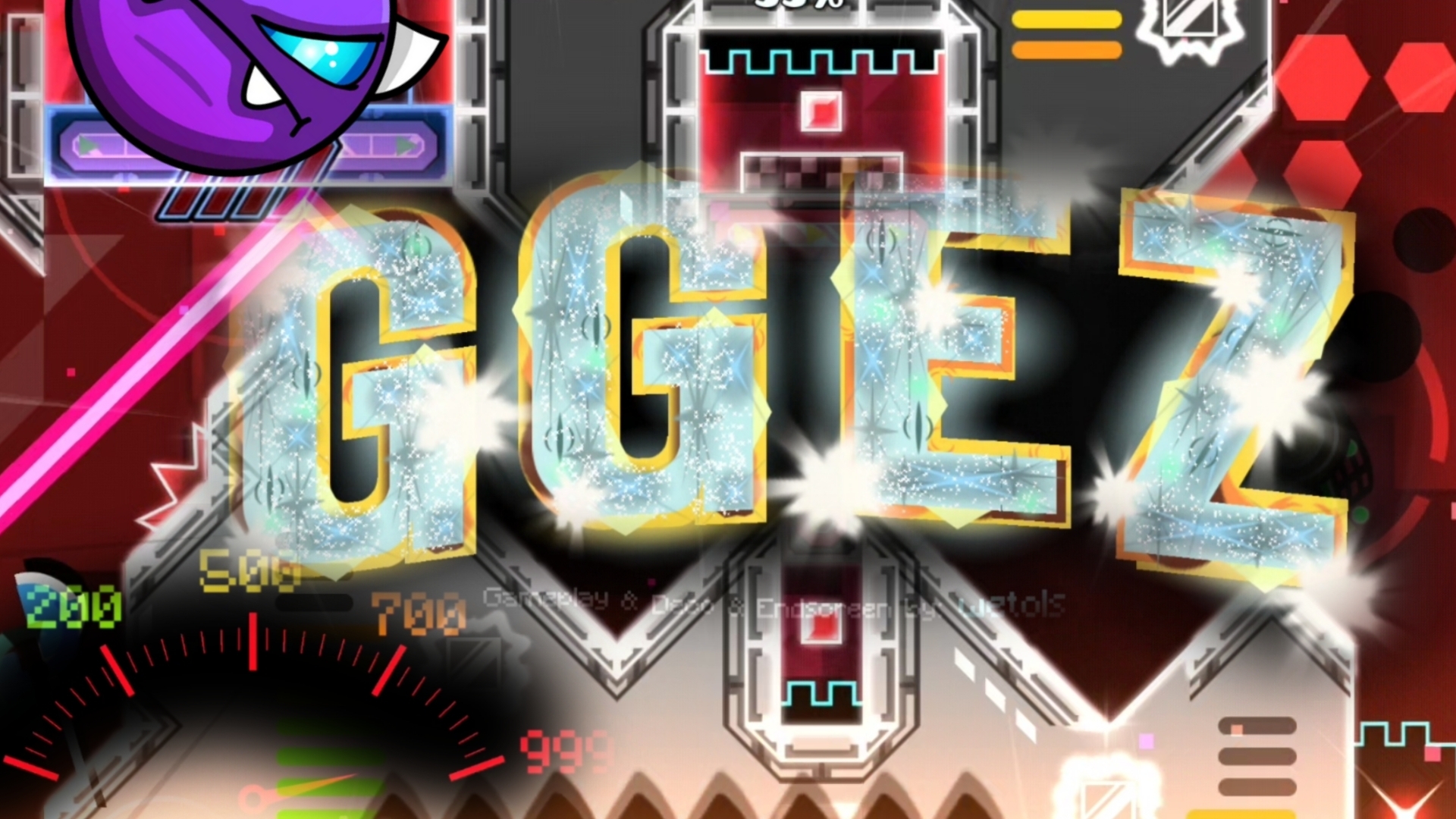 МЕГА СКОРОСТНОЙ УРОВЕНЬ! GGEZ By Wetols (Easy Demon) 100% ПРОЙДЕН