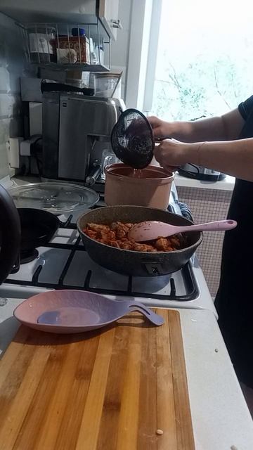 Перловая каша с мясом!)