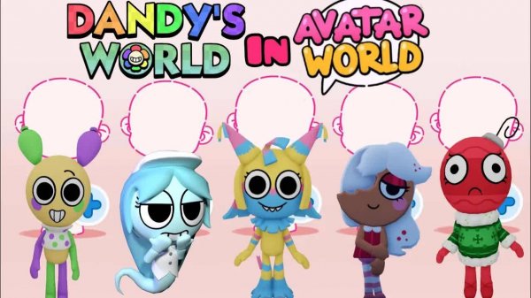 Создаём персонажей Dandy’s World в Avatar World 🌼✨