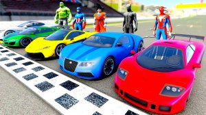 Мультики про машинки - Супергерои на спортивных машинах. Мультики для детей, мультики для малышей.