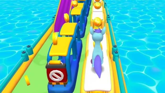 Единорог собирает монетки Unicorn Fun